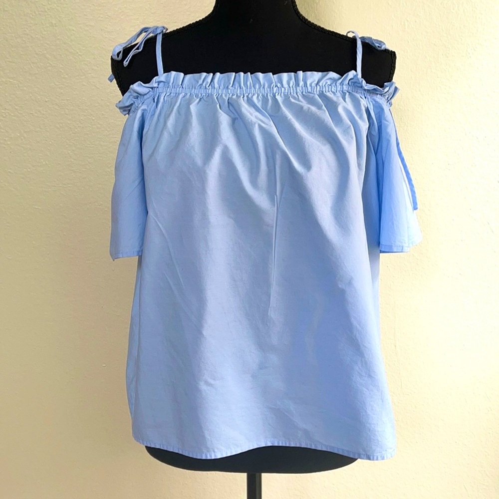 Strappy Off-the-Shoulder Blouse